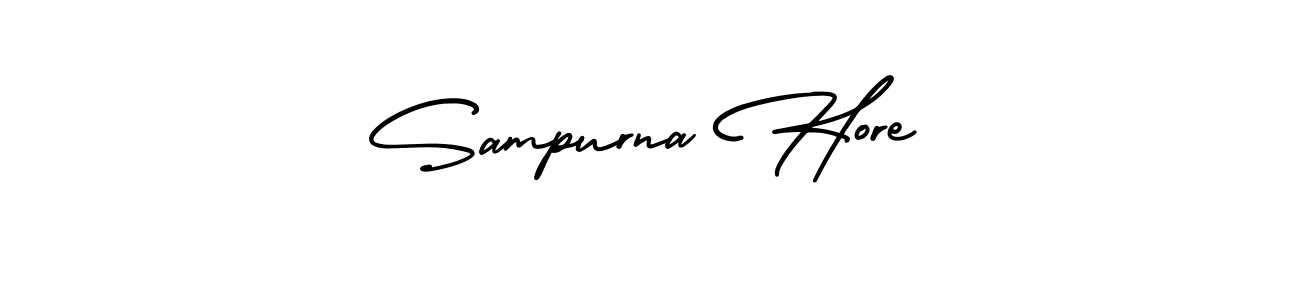 How to make Sampurna Hore signature? AmerikaSignatureDemo-Regular is a professional autograph style. Create handwritten signature for Sampurna Hore name. Sampurna Hore signature style 3 images and pictures png