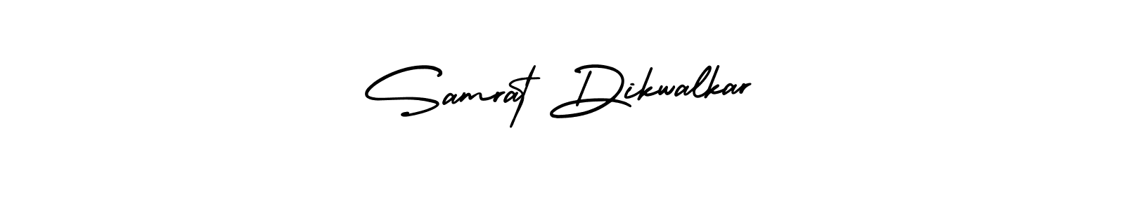 You can use this online signature creator to create a handwritten signature for the name Samrat Dikwalkar. This is the best online autograph maker. Samrat Dikwalkar signature style 3 images and pictures png
