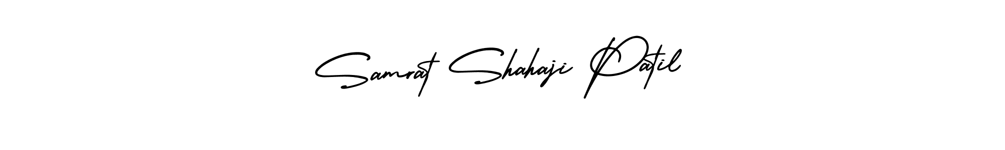 Similarly AmerikaSignatureDemo-Regular is the best handwritten signature design. Signature creator online .You can use it as an online autograph creator for name Samrat Shahaji Patil. Samrat Shahaji Patil signature style 3 images and pictures png