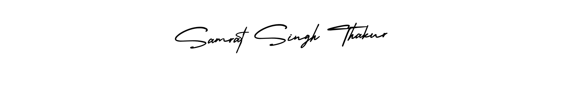 Make a beautiful signature design for name Samrat Singh Thakur. With this signature (AmerikaSignatureDemo-Regular) style, you can create a handwritten signature for free. Samrat Singh Thakur signature style 3 images and pictures png