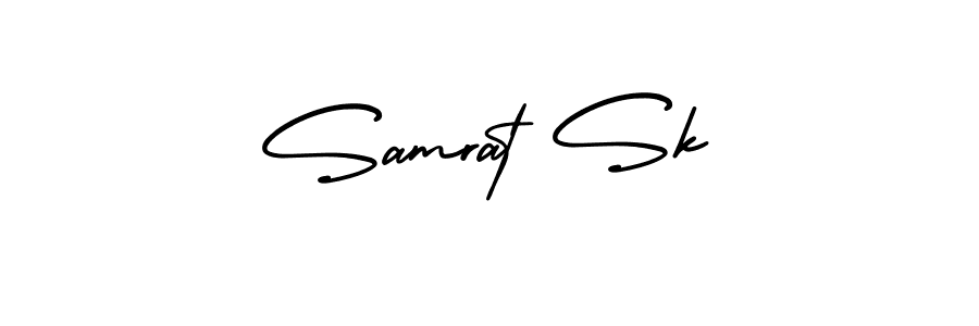 Check out images of Autograph of Samrat Sk name. Actor Samrat Sk Signature Style. AmerikaSignatureDemo-Regular is a professional sign style online. Samrat Sk signature style 3 images and pictures png