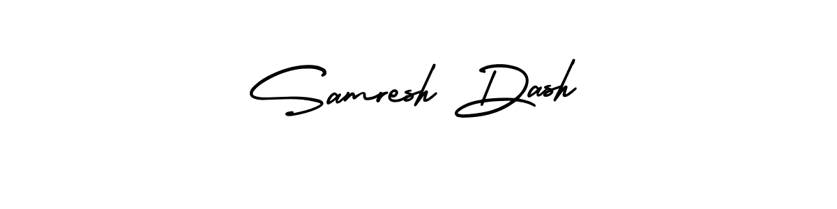 Also You can easily find your signature by using the search form. We will create Samresh Dash name handwritten signature images for you free of cost using AmerikaSignatureDemo-Regular sign style. Samresh Dash signature style 3 images and pictures png