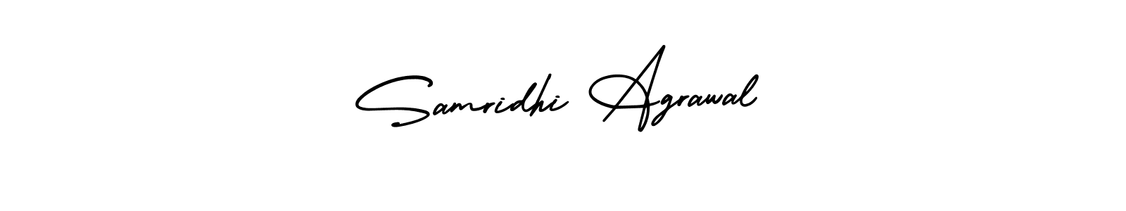 Design your own signature with our free online signature maker. With this signature software, you can create a handwritten (AmerikaSignatureDemo-Regular) signature for name Samridhi Agrawal. Samridhi Agrawal signature style 3 images and pictures png