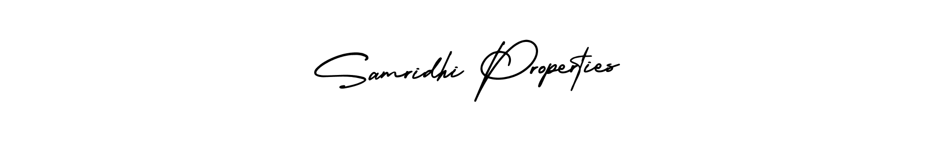 Also You can easily find your signature by using the search form. We will create Samridhi Properties name handwritten signature images for you free of cost using AmerikaSignatureDemo-Regular sign style. Samridhi Properties signature style 3 images and pictures png