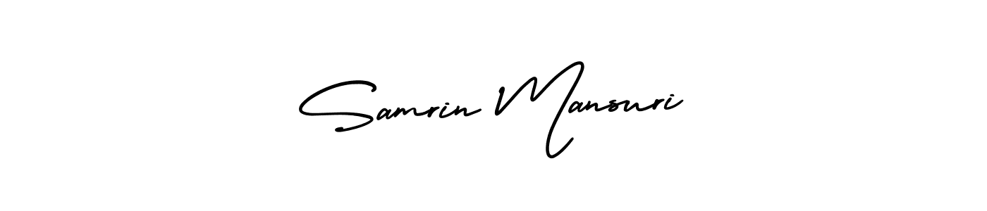 Make a beautiful signature design for name Samrin Mansuri. Use this online signature maker to create a handwritten signature for free. Samrin Mansuri signature style 3 images and pictures png