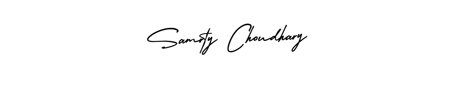 It looks lik you need a new signature style for name Samrty Choudhary. Design unique handwritten (AmerikaSignatureDemo-Regular) signature with our free signature maker in just a few clicks. Samrty Choudhary signature style 3 images and pictures png