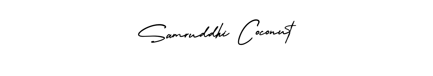 See photos of Samruddhi Coconut official signature by Spectra . Check more albums & portfolios. Read reviews & check more about AmerikaSignatureDemo-Regular font. Samruddhi Coconut signature style 3 images and pictures png