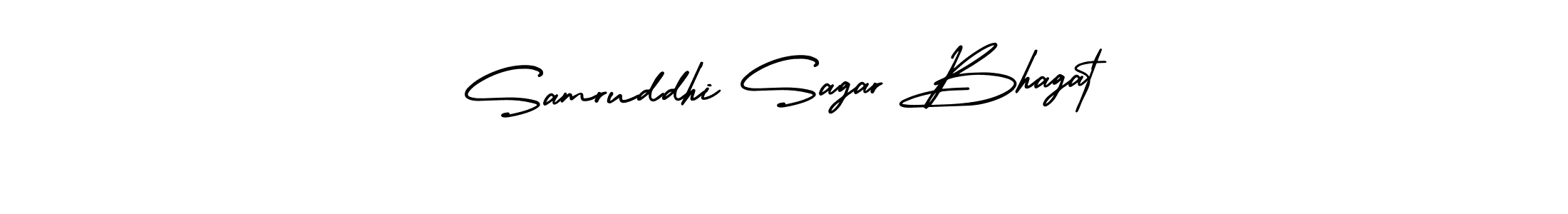 It looks lik you need a new signature style for name Samruddhi Sagar Bhagat. Design unique handwritten (AmerikaSignatureDemo-Regular) signature with our free signature maker in just a few clicks. Samruddhi Sagar Bhagat signature style 3 images and pictures png
