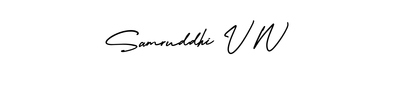 Once you've used our free online signature maker to create your best signature AmerikaSignatureDemo-Regular style, it's time to enjoy all of the benefits that Samruddhi V W name signing documents. Samruddhi V W signature style 3 images and pictures png