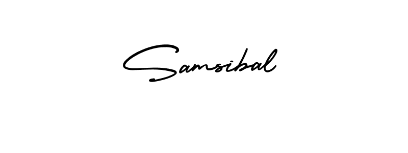 Create a beautiful signature design for name Samsibal. With this signature (AmerikaSignatureDemo-Regular) fonts, you can make a handwritten signature for free. Samsibal signature style 3 images and pictures png