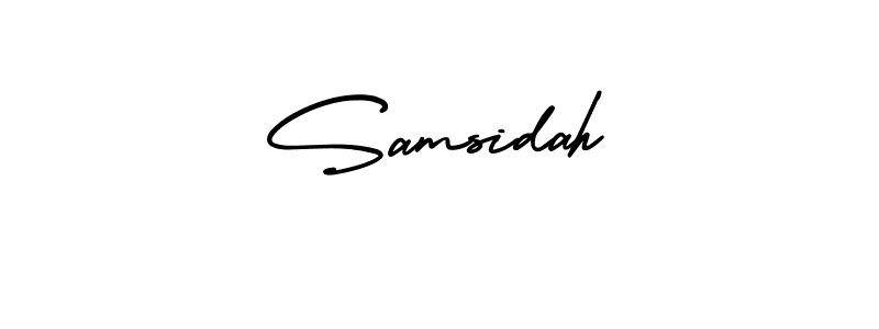 Once you've used our free online signature maker to create your best signature AmerikaSignatureDemo-Regular style, it's time to enjoy all of the benefits that Samsidah name signing documents. Samsidah signature style 3 images and pictures png