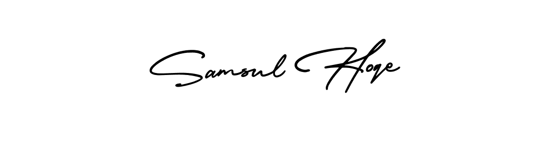 Make a short Samsul Hoqe signature style. Manage your documents anywhere anytime using AmerikaSignatureDemo-Regular. Create and add eSignatures, submit forms, share and send files easily. Samsul Hoqe signature style 3 images and pictures png