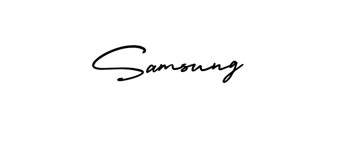 How to make Samsung signature? AmerikaSignatureDemo-Regular is a professional autograph style. Create handwritten signature for Samsung name. Samsung signature style 3 images and pictures png