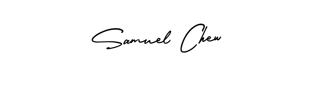 How to Draw Samuel Chew signature style? AmerikaSignatureDemo-Regular is a latest design signature styles for name Samuel Chew. Samuel Chew signature style 3 images and pictures png