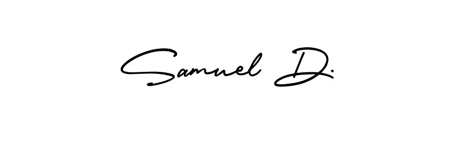 It looks lik you need a new signature style for name Samuel D.. Design unique handwritten (AmerikaSignatureDemo-Regular) signature with our free signature maker in just a few clicks. Samuel D. signature style 3 images and pictures png