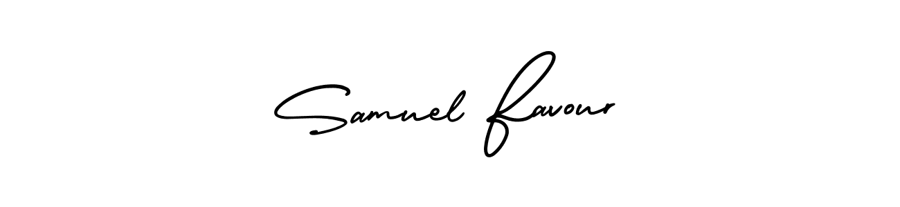 Make a beautiful signature design for name Samuel Favour. With this signature (AmerikaSignatureDemo-Regular) style, you can create a handwritten signature for free. Samuel Favour signature style 3 images and pictures png