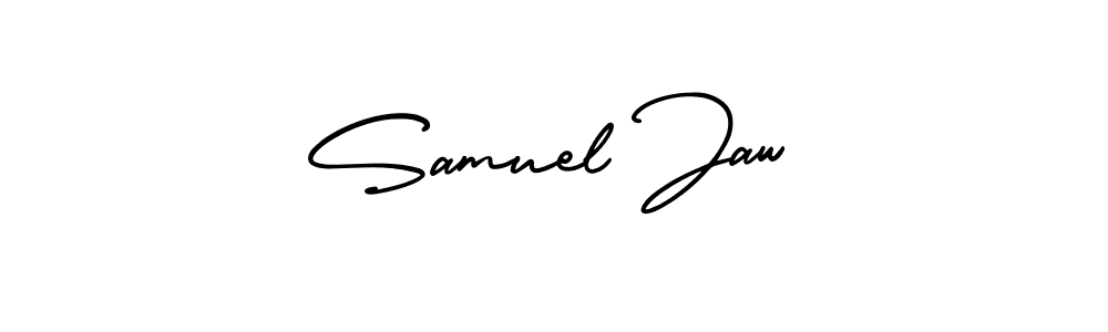 if you are searching for the best signature style for your name Samuel Jaw. so please give up your signature search. here we have designed multiple signature styles  using AmerikaSignatureDemo-Regular. Samuel Jaw signature style 3 images and pictures png