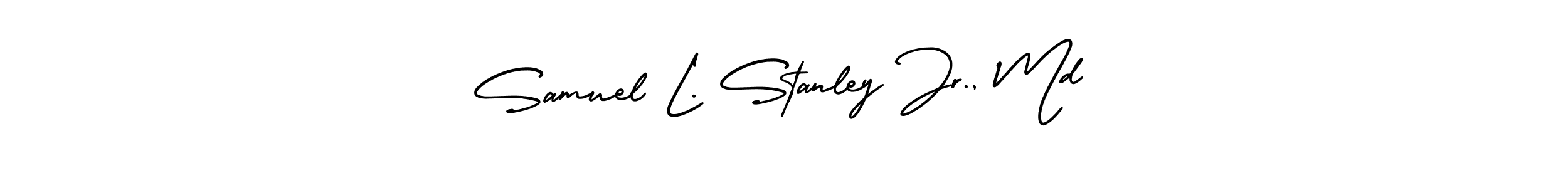 Also You can easily find your signature by using the search form. We will create Samuel L. Stanley Jr., Md name handwritten signature images for you free of cost using AmerikaSignatureDemo-Regular sign style. Samuel L. Stanley Jr., Md signature style 3 images and pictures png