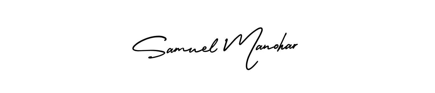 Also You can easily find your signature by using the search form. We will create Samuel Manohar name handwritten signature images for you free of cost using AmerikaSignatureDemo-Regular sign style. Samuel Manohar signature style 3 images and pictures png