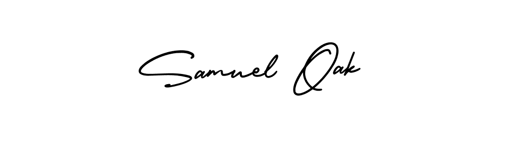 How to Draw Samuel Oak signature style? AmerikaSignatureDemo-Regular is a latest design signature styles for name Samuel Oak. Samuel Oak signature style 3 images and pictures png