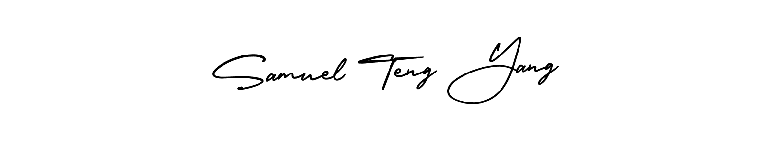 Create a beautiful signature design for name Samuel Teng Yang. With this signature (AmerikaSignatureDemo-Regular) fonts, you can make a handwritten signature for free. Samuel Teng Yang signature style 3 images and pictures png