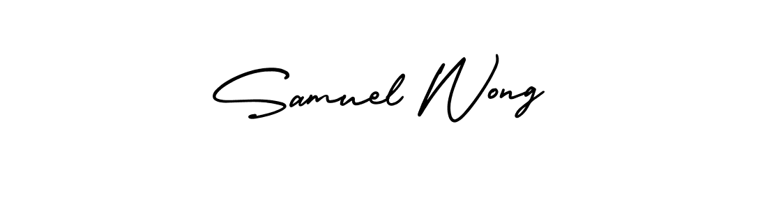 Also You can easily find your signature by using the search form. We will create Samuel Wong name handwritten signature images for you free of cost using AmerikaSignatureDemo-Regular sign style. Samuel Wong signature style 3 images and pictures png