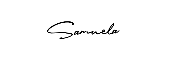 AmerikaSignatureDemo-Regular is a professional signature style that is perfect for those who want to add a touch of class to their signature. It is also a great choice for those who want to make their signature more unique. Get Samuela name to fancy signature for free. Samuela signature style 3 images and pictures png