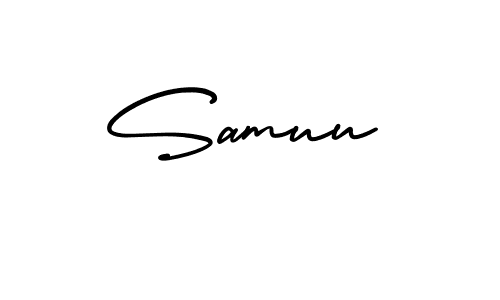 Use a signature maker to create a handwritten signature online. With this signature software, you can design (AmerikaSignatureDemo-Regular) your own signature for name Samuu. Samuu signature style 3 images and pictures png