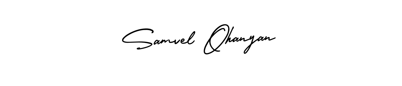 Make a short Samvel Ohanyan signature style. Manage your documents anywhere anytime using AmerikaSignatureDemo-Regular. Create and add eSignatures, submit forms, share and send files easily. Samvel Ohanyan signature style 3 images and pictures png