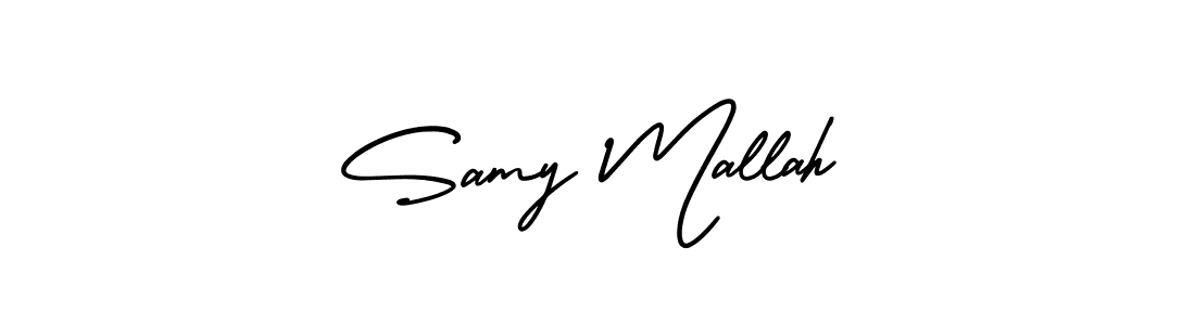 Best and Professional Signature Style for Samy Mallah. AmerikaSignatureDemo-Regular Best Signature Style Collection. Samy Mallah signature style 3 images and pictures png