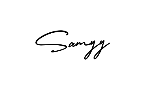 Also we have Samyy name is the best signature style. Create professional handwritten signature collection using AmerikaSignatureDemo-Regular autograph style. Samyy signature style 3 images and pictures png