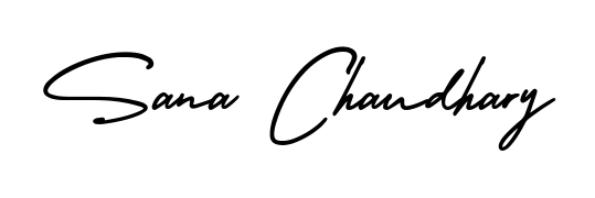 Make a short Sana Chaudhary signature style. Manage your documents anywhere anytime using AmerikaSignatureDemo-Regular. Create and add eSignatures, submit forms, share and send files easily. Sana Chaudhary signature style 3 images and pictures png