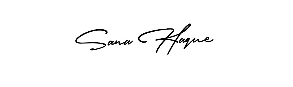 It looks lik you need a new signature style for name Sana Haque. Design unique handwritten (AmerikaSignatureDemo-Regular) signature with our free signature maker in just a few clicks. Sana Haque signature style 3 images and pictures png