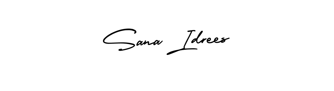 Also we have Sana Idrees name is the best signature style. Create professional handwritten signature collection using AmerikaSignatureDemo-Regular autograph style. Sana Idrees signature style 3 images and pictures png