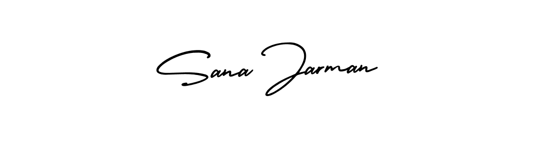 Make a beautiful signature design for name Sana Jarman. Use this online signature maker to create a handwritten signature for free. Sana Jarman signature style 3 images and pictures png
