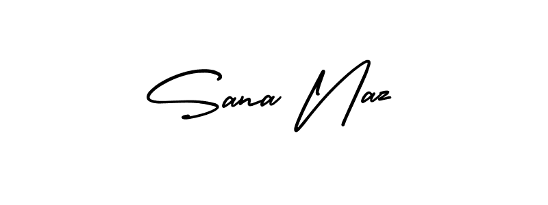 Create a beautiful signature design for name Sana Naz. With this signature (AmerikaSignatureDemo-Regular) fonts, you can make a handwritten signature for free. Sana Naz signature style 3 images and pictures png