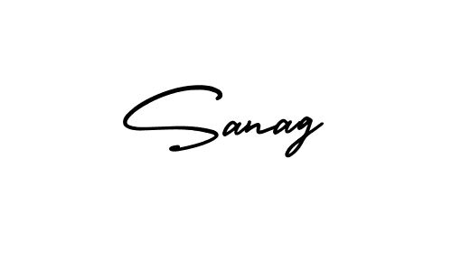 Similarly AmerikaSignatureDemo-Regular is the best handwritten signature design. Signature creator online .You can use it as an online autograph creator for name Sanag. Sanag signature style 3 images and pictures png