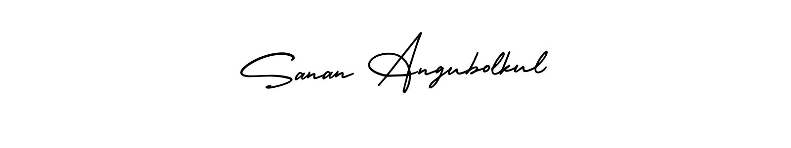 Also we have Sanan Angubolkul name is the best signature style. Create professional handwritten signature collection using AmerikaSignatureDemo-Regular autograph style. Sanan Angubolkul signature style 3 images and pictures png