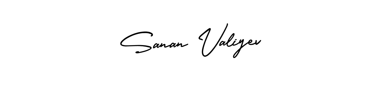 Design your own signature with our free online signature maker. With this signature software, you can create a handwritten (AmerikaSignatureDemo-Regular) signature for name Sanan Valiyev. Sanan Valiyev signature style 3 images and pictures png