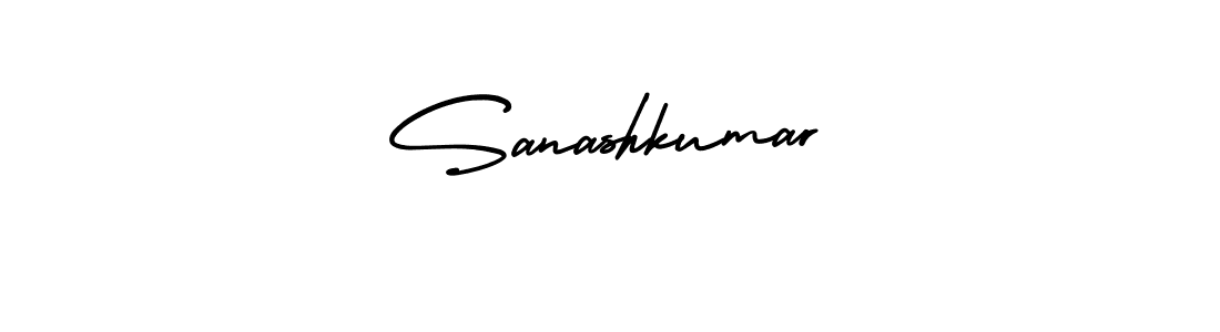 Design your own signature with our free online signature maker. With this signature software, you can create a handwritten (AmerikaSignatureDemo-Regular) signature for name Sanashkumar. Sanashkumar signature style 3 images and pictures png