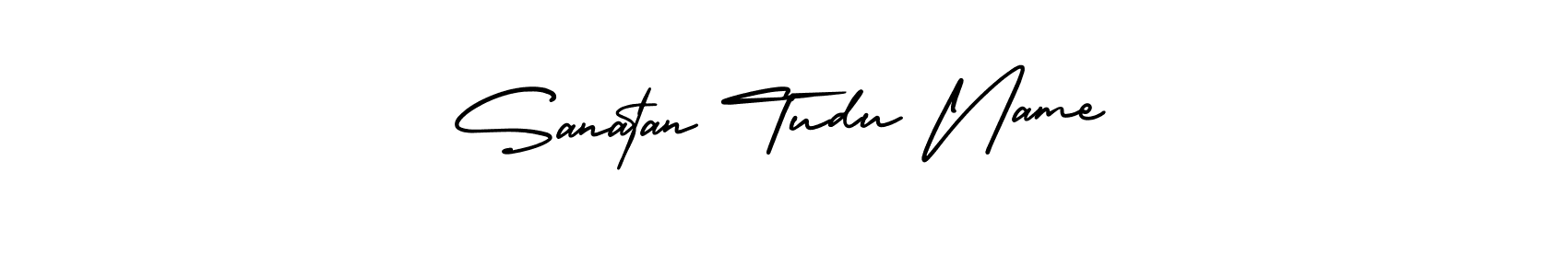 Similarly AmerikaSignatureDemo-Regular is the best handwritten signature design. Signature creator online .You can use it as an online autograph creator for name Sanatan Tudu Name. Sanatan Tudu Name signature style 3 images and pictures png