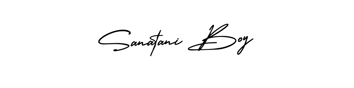 Check out images of Autograph of Sanatani Boy name. Actor Sanatani Boy Signature Style. AmerikaSignatureDemo-Regular is a professional sign style online. Sanatani Boy signature style 3 images and pictures png