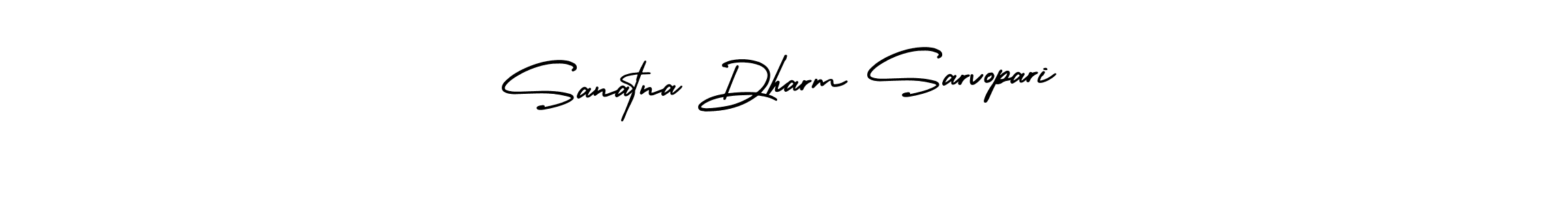 It looks lik you need a new signature style for name Sanatna Dharm Sarvopari. Design unique handwritten (AmerikaSignatureDemo-Regular) signature with our free signature maker in just a few clicks. Sanatna Dharm Sarvopari signature style 3 images and pictures png