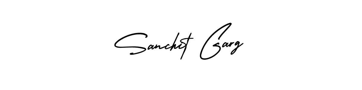 How to make Sanchit Garg signature? AmerikaSignatureDemo-Regular is a professional autograph style. Create handwritten signature for Sanchit Garg name. Sanchit Garg signature style 3 images and pictures png