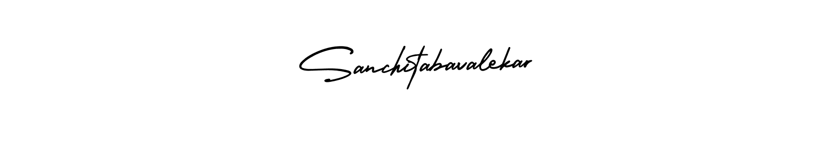 How to Draw Sanchitabavalekar signature style? AmerikaSignatureDemo-Regular is a latest design signature styles for name Sanchitabavalekar. Sanchitabavalekar signature style 3 images and pictures png
