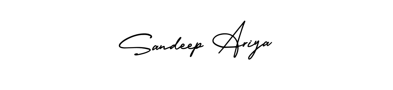 Make a beautiful signature design for name Sandeep Ariya. Use this online signature maker to create a handwritten signature for free. Sandeep Ariya signature style 3 images and pictures png