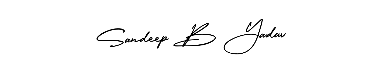 Make a beautiful signature design for name Sandeep B Yadav. Use this online signature maker to create a handwritten signature for free. Sandeep B Yadav signature style 3 images and pictures png