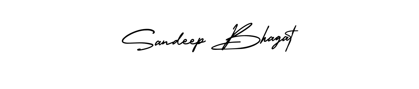 Create a beautiful signature design for name Sandeep Bhagat. With this signature (AmerikaSignatureDemo-Regular) fonts, you can make a handwritten signature for free. Sandeep Bhagat signature style 3 images and pictures png
