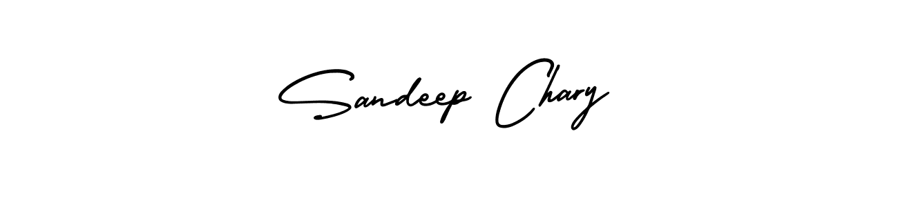 Sandeep Chary stylish signature style. Best Handwritten Sign (AmerikaSignatureDemo-Regular) for my name. Handwritten Signature Collection Ideas for my name Sandeep Chary. Sandeep Chary signature style 3 images and pictures png