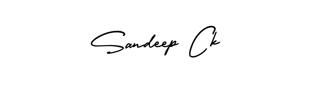 Make a beautiful signature design for name Sandeep Ck. With this signature (AmerikaSignatureDemo-Regular) style, you can create a handwritten signature for free. Sandeep Ck signature style 3 images and pictures png